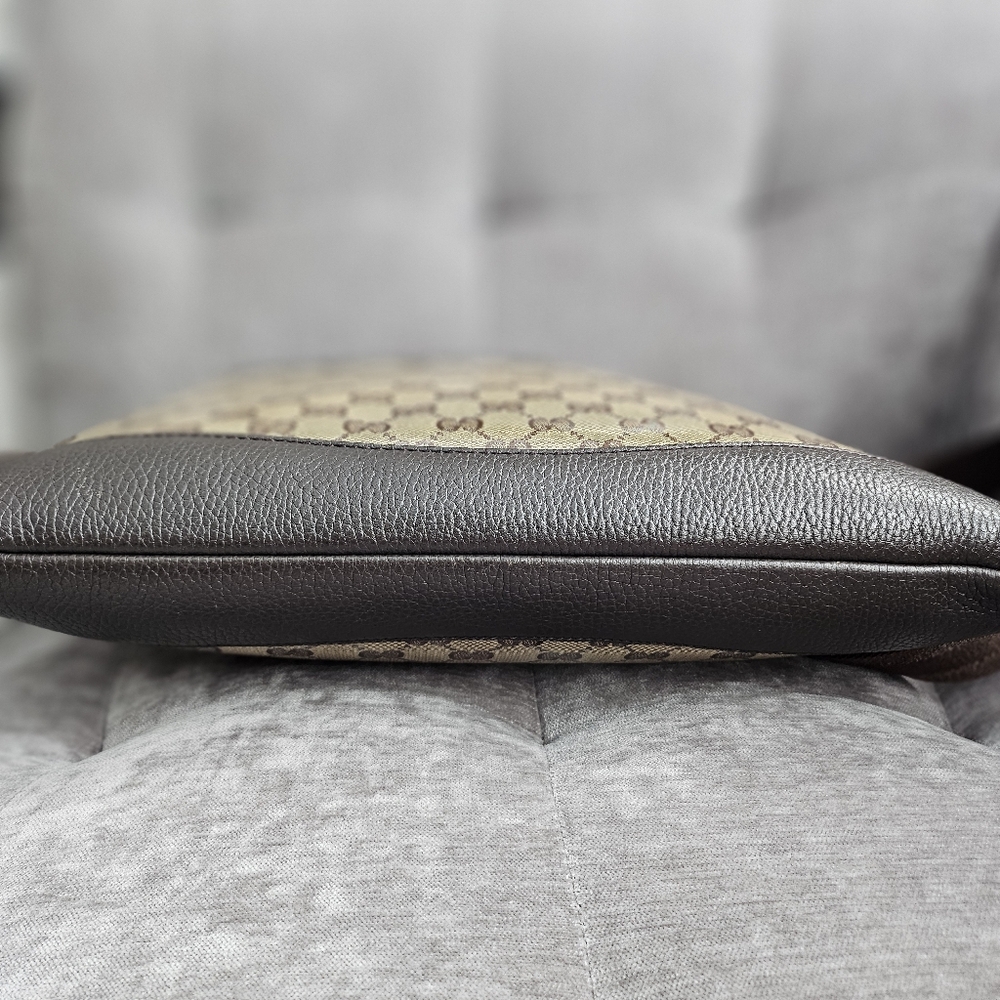 Gucci Crystal Monogram Medium Flat Messenger Bag … - image 5